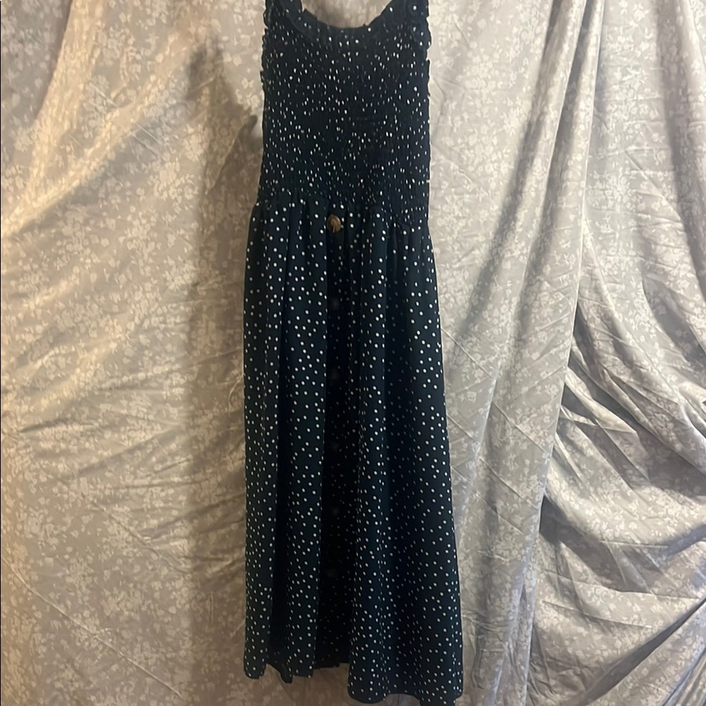 Green Sleeveless Scoop Neck Midi Sundress